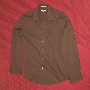 Brown Express Button Up Shirt
